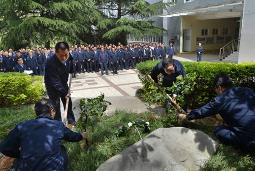 AG一飞冲天集团举行感恩林清明纪念运动