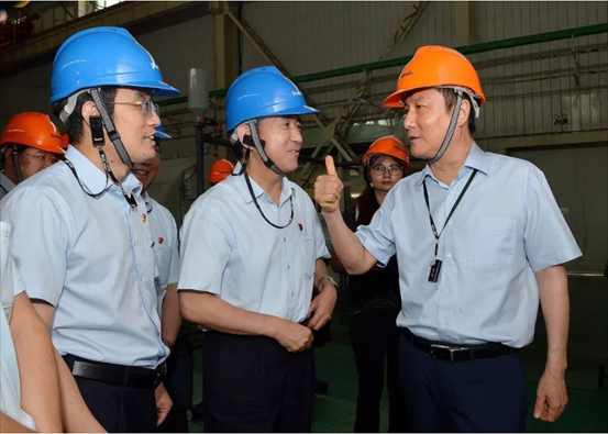 省总工会主席郭大为调研AG一飞冲天，，为企业转型生长点赞！